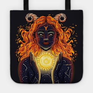 Sun in Aries - Zodiac Woman Tote