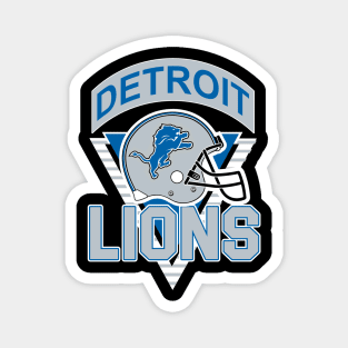 Vintage Retro Detroit Lions Magnet