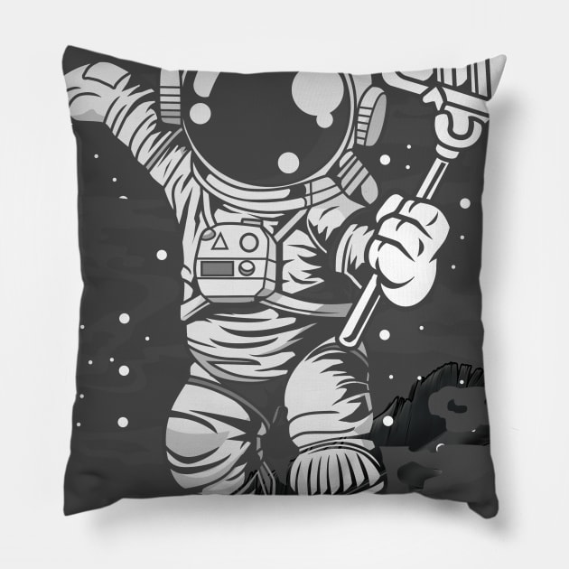 Blue Origin Fan Pillow by PoshFitness