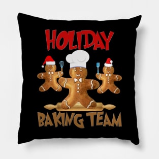 Holiday Baking Team, Gingerbread Man, Holiday Gift Ideas, Stocking Stuffer, Christmas Present, Rolling Pin, Holiday Gift Idea, Gingerbread Man Pillow