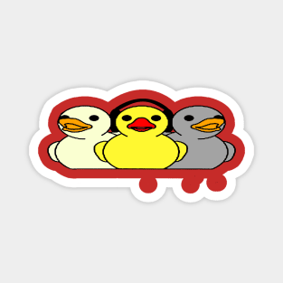 Trio of Ducks (no text) Magnet