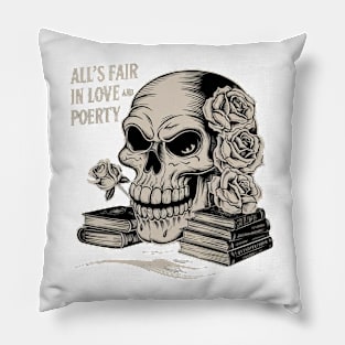 all s fair in love and poetry vintage retro taylor swift Pillow