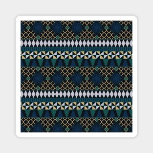 Nordic Sweater - Art Deco - Minimalist Colorful Holidays Magnet