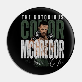 Conor McGregor The Notorious Bold Pin