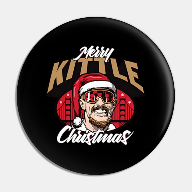 George Kittle Merry Pin by caravalo