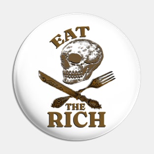 anti capitalism "eat the rich" Pin