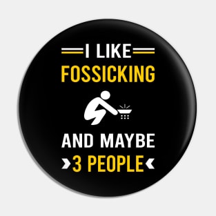 3 People Fossicking Fossick Pin