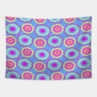 Pastel Flower Pattern Tapestry