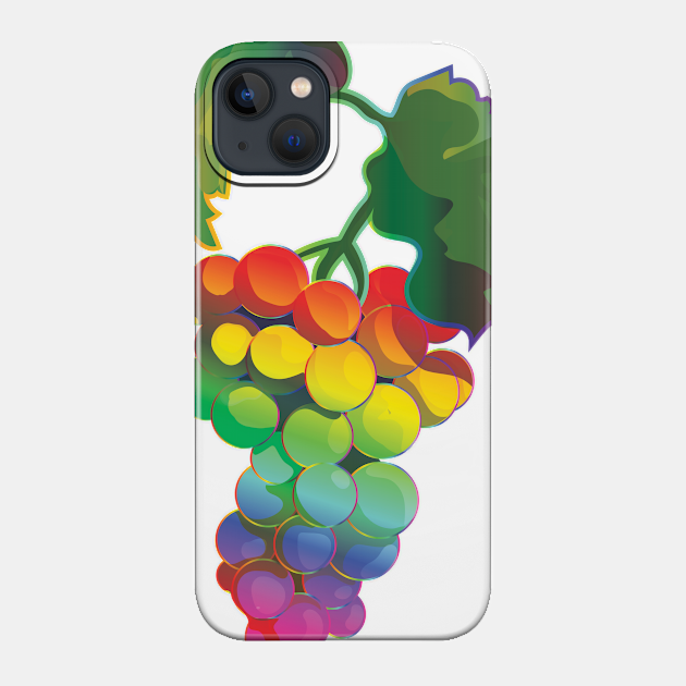 Grape Rainbow Fruit - Grape Rainbow Fruit - Phone Case