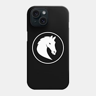 WHITE HORSE HEAD Phone Case