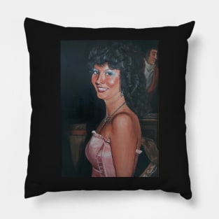 PORTRAIT OF KAY IN THE BAHAMAS Pillow