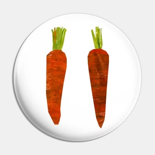 Carrot (pair) Pin