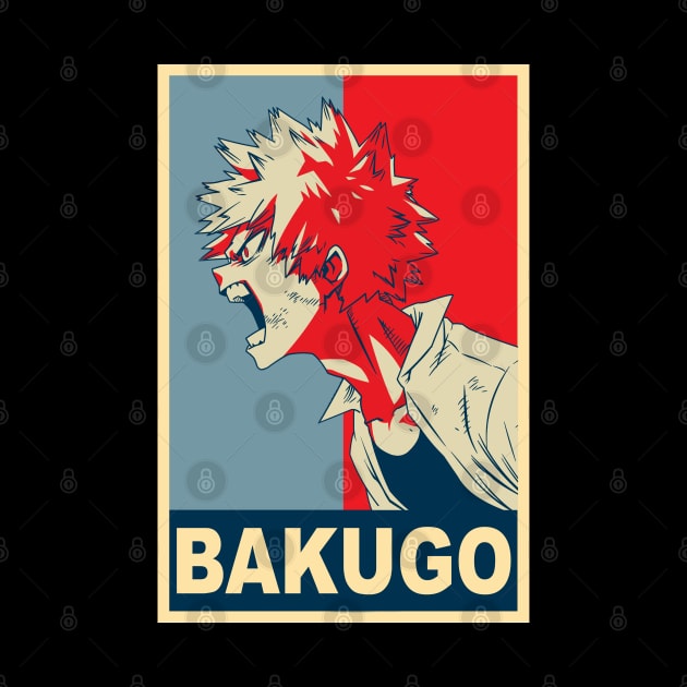 Katsuki Bakugo Poster - My hero academia by Jack Jackson