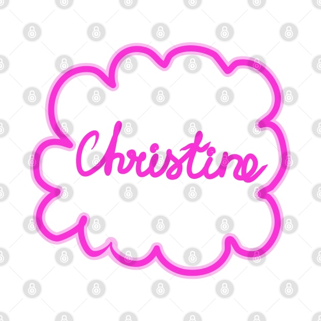 Christine. Female name. by grafinya