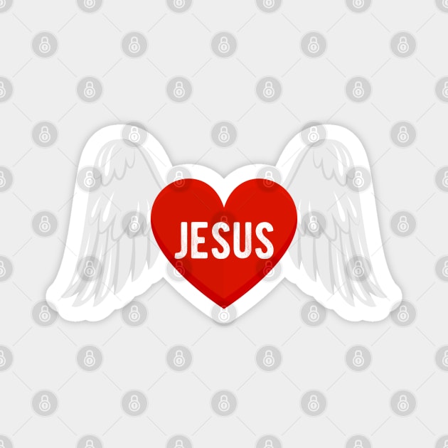 I Love Jesus Magnet by Eric Okore