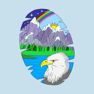 Eagle scene T-Shirt