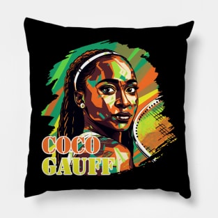 Coco Gauff Pillow