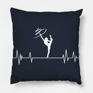 Gymnastics Heartbeat,Lifeline Gymnast Leap Pillow