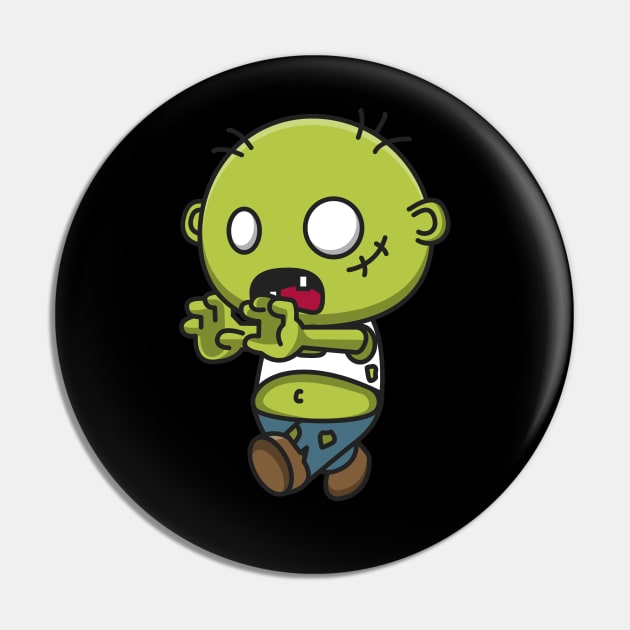 cute zombie Pin by fflat hds