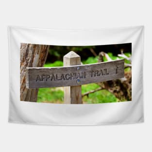 Appalachian Trail sign Tapestry