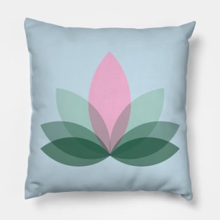 Modern Lotus Design Pillow