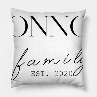 Connor Family EST. 2020, Surname, Connor Pillow