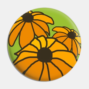 Black-eyed Susan Pin