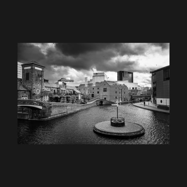 Birmingham Canal Junction Monochrome Photograph by stuartchard