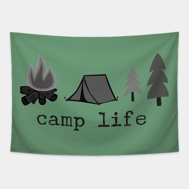Camp Life Tapestry by nyah14