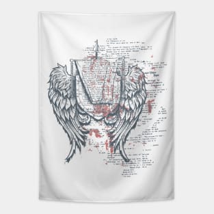 Trendy Angels and Demons Codes of Arms Tapestry