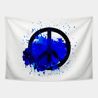 Peace of a Rainbow - Blue Tapestry