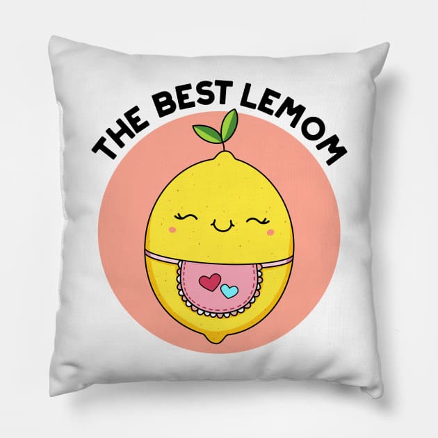 Best Lemom Cute Lemon Pun Pillow by punnybone