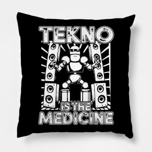 Tekno Is The Medicine Mech Pillow