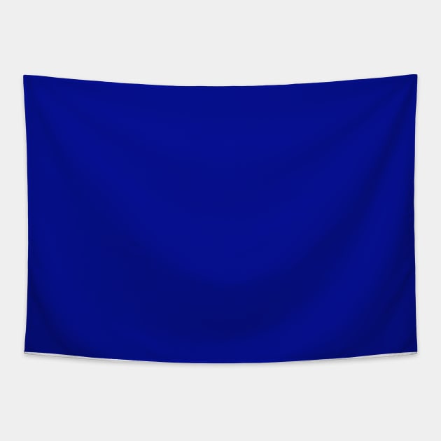 Admiral Blue Plain Solid Color Tapestry by squeakyricardo