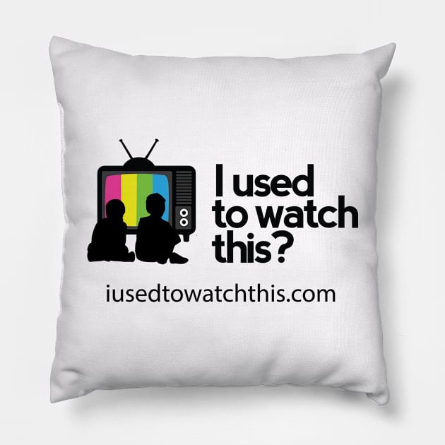 Podcast Logo Pillow by IUsedtoWatchThis