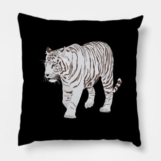 White Tiger Pillow