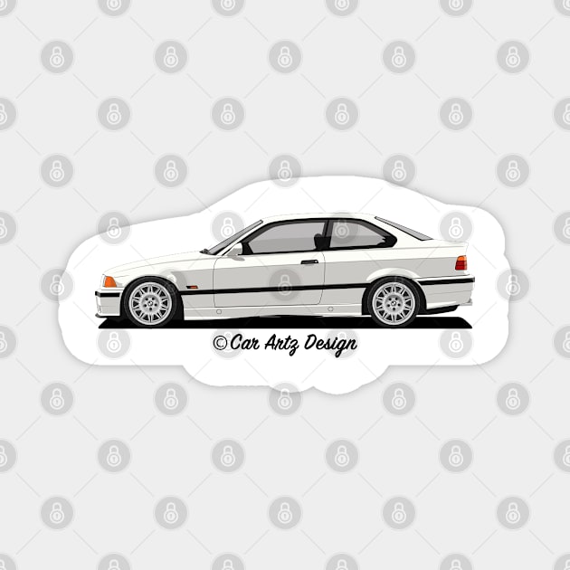 BME36 M3 Alpine White II Magnet by Car-Artz-Design