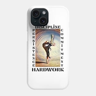 beautiful ballet dancer paint design Phone Case