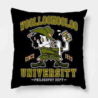 Bruce Philosophy University - Australia - Vintage Retro Student Pillow