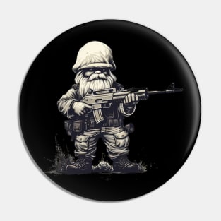 Military Gnome Pin