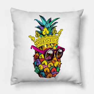 Pineapple King Colorful Pillow