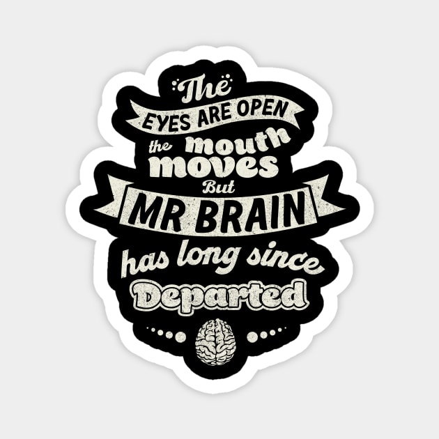 Blackadder (Mr Brain) Magnet by BOEC Gear