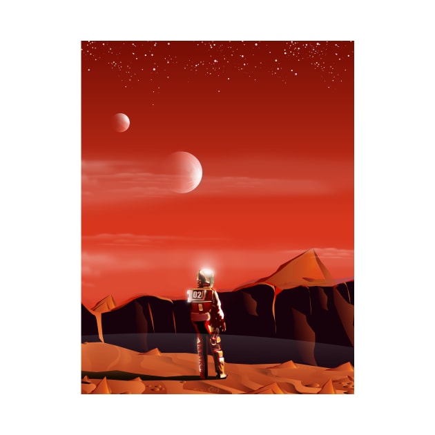 Manned Mars Mission by nickemporium1