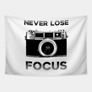 Never lose focus - photographer Tapestry