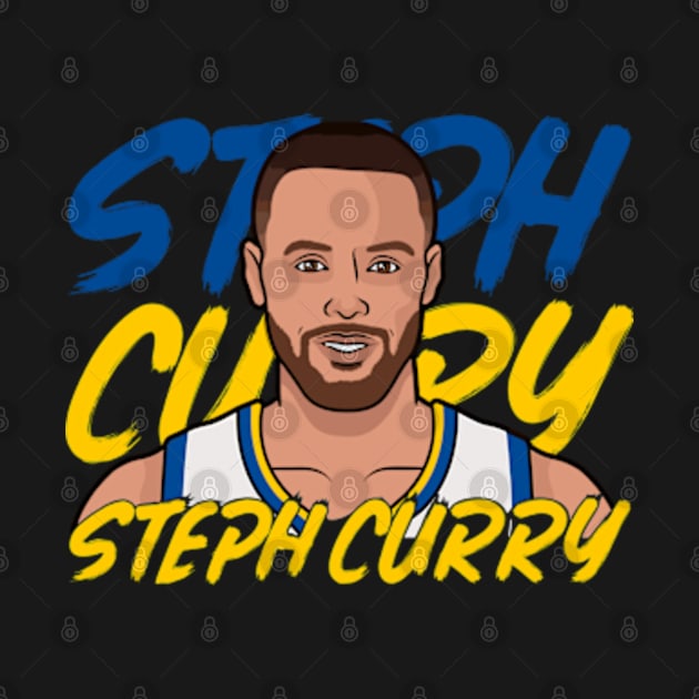 Steph Curry - Basketball by Litaru