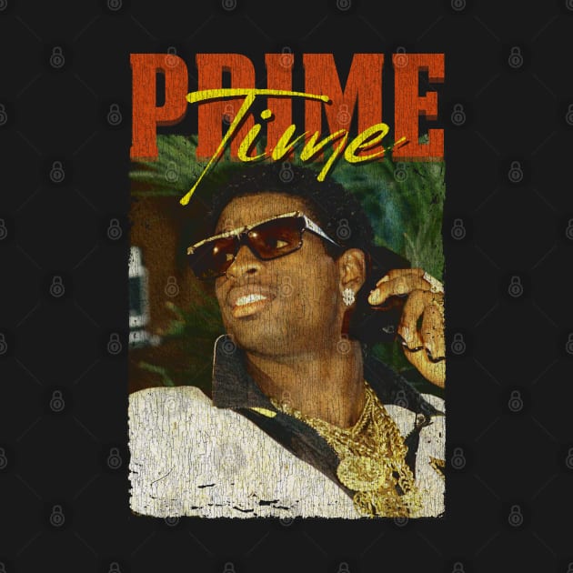 Vintage Deion Prime Time by Marc Graphic