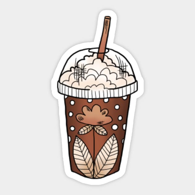 The Iced Coffee Sticker