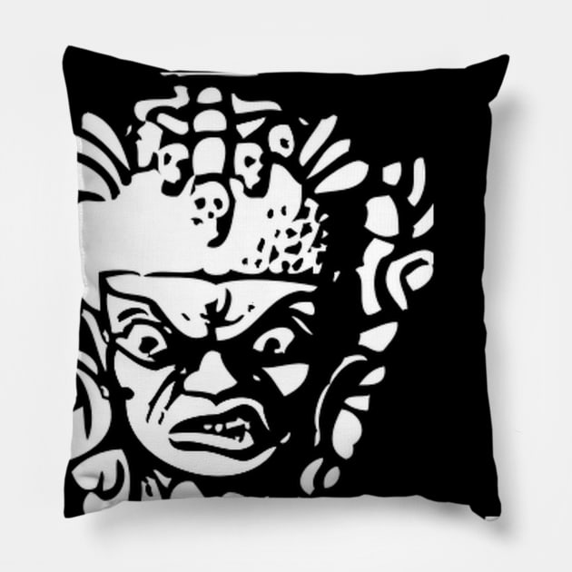 The Weekly Planet - Cranky knife Pillow by dbshirts