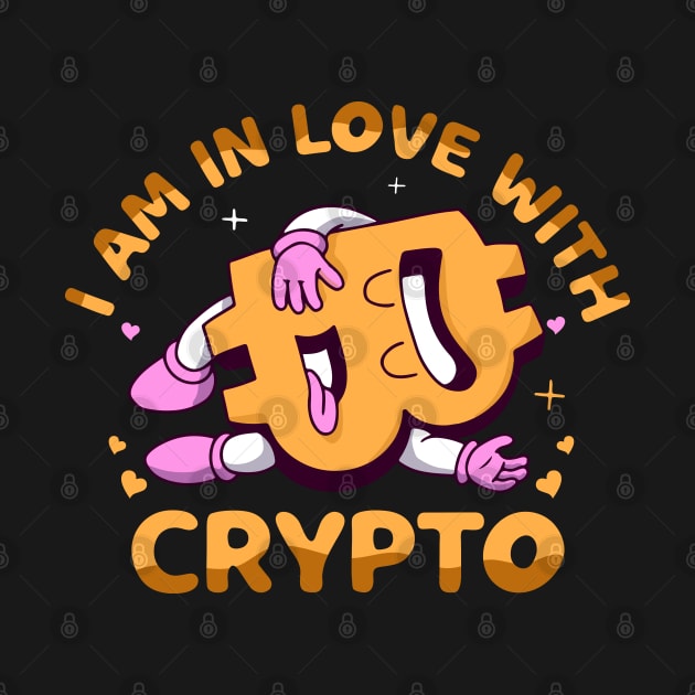 I'm In Love With Crypto Funny Crypto Trader Valentine Gift by BadDesignCo