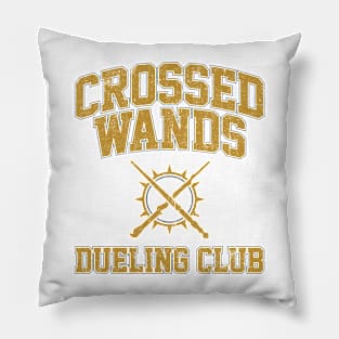 Crossed Wands Dueling Club (Variant) Pillow